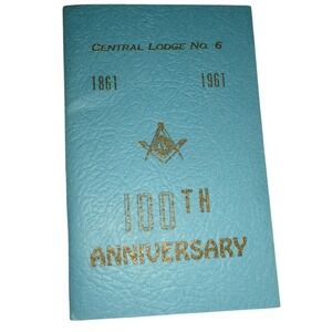 1961 Masonic Central Lodge No 6‎ 100th Anniversary Program Central City CO